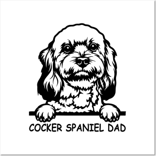 cocker spaniel dad Posters and Art